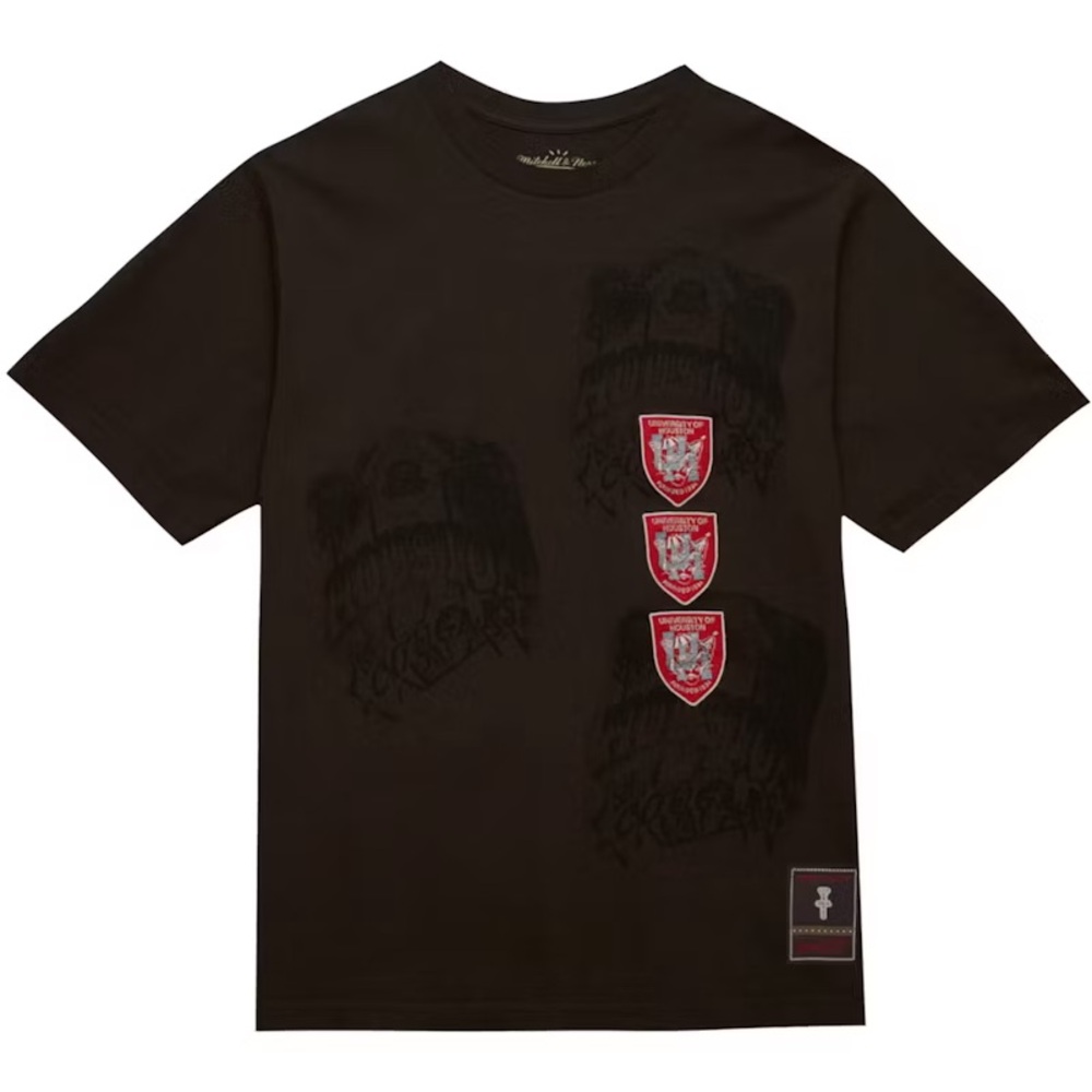 Cactus Jack by Travis Scott Black Tee with Red Graphics